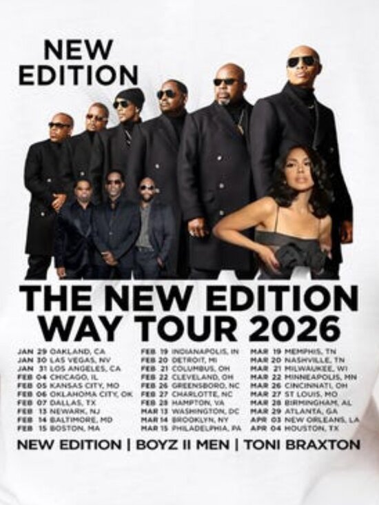 New Edition Way Tour 2026 Shirt, R&B Concert Shirt, New Edition Way Tour 189 - Picture 3 of 6